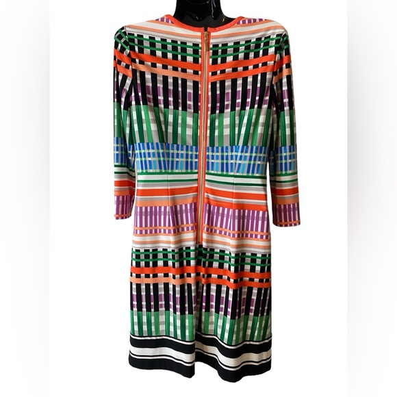 Eliza J size 4 Colorful Retro Dress - Picture 2 of 4